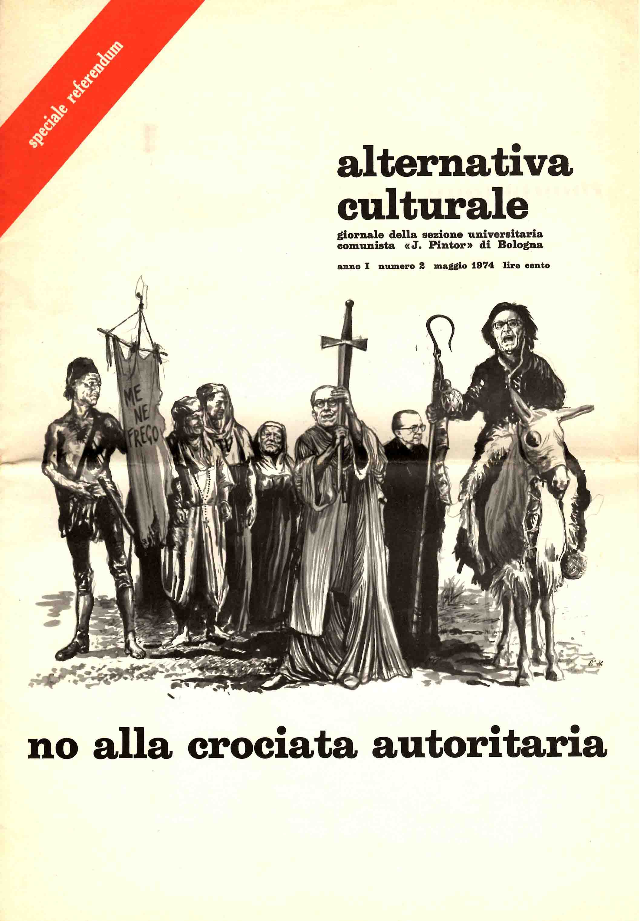 Alternativa Culturale. Giornale della sezione universitaria comunista J. Pintor di Bologna